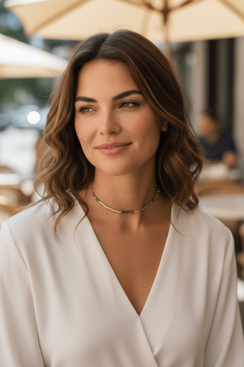 Collier perles Miyuki plaqué or 24k – collier fin bohème chic – acier inoxydable - Lagaleriepoetique