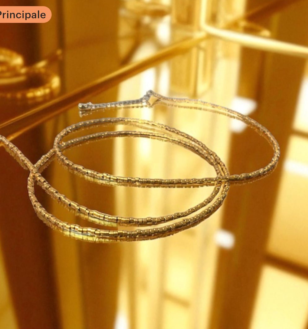 Collier perles Miyuki plaqué or 24k – collier fin bohème chic – acier inoxydable - Lagaleriepoetique