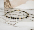 Collier Ras du Cou Artisanal – Onyx Noir, Perles Japonaises & Acier Inoxydable - Lagaleriepoetique